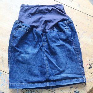 Maternity Denim Skirt